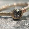 Salt and Pepper Diamond【U】Ring