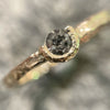 Salt and Pepper Diamond【U】Ring