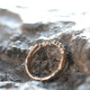 Salt and Pepper Diamond【Amie】Ring, Alternating