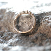 Salt and Pepper Diamond【Amie】Pinky Ring, Tiara