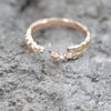 Salt and Pepper Diamond【Amie】Ring, Alternating