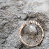 Salt and Pepper Diamond【Amie】Ring, Alternating