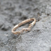 Salt and Pepper Diamond【Amie】Ring, Classic Wave