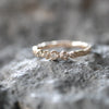 Salt and Pepper Diamond【Amie】Pinky Ring, Tiara