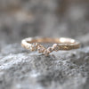 Salt and Pepper Diamond【Amie】Ring, Classic Wave