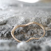 Salt and Pepper Diamond【Amie】Two-Finger Ring, Double Wave
