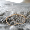 Salt and Pepper Diamond【Amie】Two-Finger Ring, Double Wave