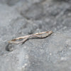 Salt and Pepper Diamond【Amie】Two-Finger Ring, Double Wave