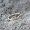 Salt and Pepper Diamond【Amie】Ring, Classic Wave