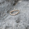 Salt and Pepper Diamond【Amie】Pinky Ring, Tiara