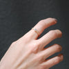 Salt and Pepper Diamond【U】Ring